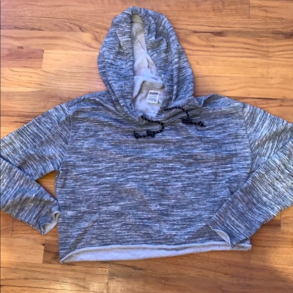 size small pink Victoria secret cropped hoodie - Picture 4 of 5